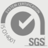 Sello de certificación SGS ISO 14001