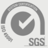 Sello de certificación SGS ISO 45001