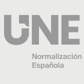 Logotipo de UNE, asociación española de normalización